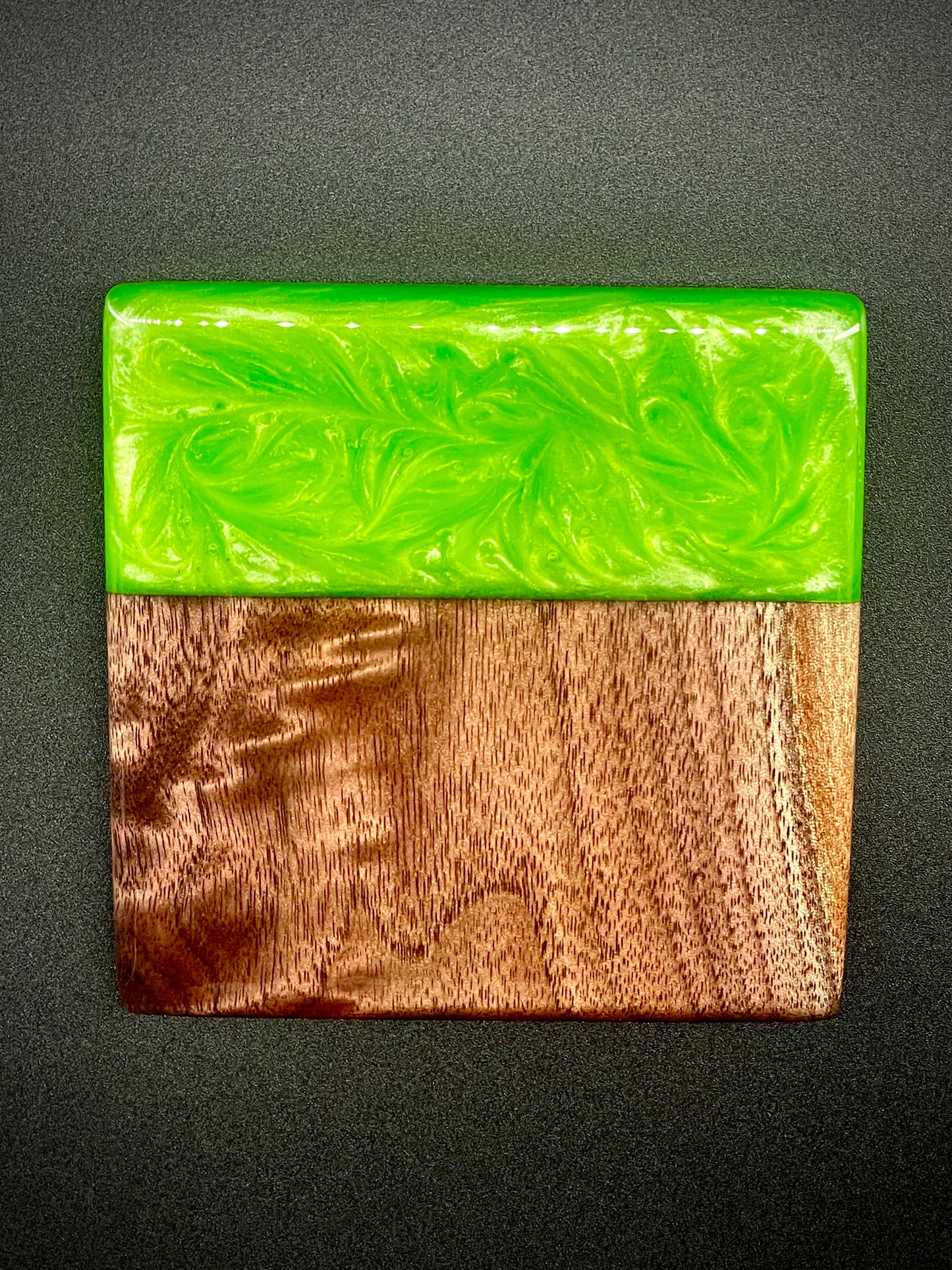 Green Apple X Walnut Coasters